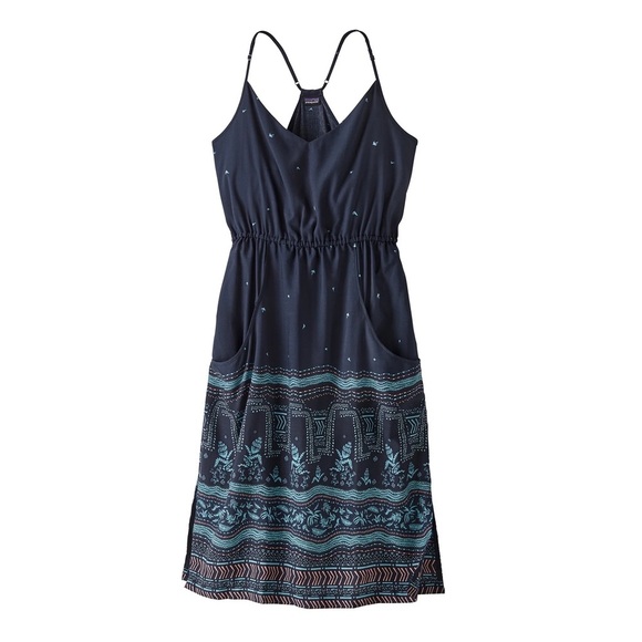 Patagonia Lost Wildflower Dress Navy XS - Picture 2 of 8